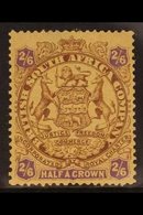 1896-97 2s.6d. Brown And Purple On Yellow Arms, Die II SG 48, Fine Mint. For More Images, Please Visit Http://www.sandaf - Autres & Non Classés