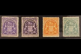 1898-1908 3s (both Shades), 5s And 10s, SG 86/86a, 87, 89, Very Fine Mint. (4 Stamps) For More Images, Please Visit Http - Autres & Non Classés