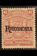 1909-12 6d Reddish Purple, No Stop, SG 106a, Fine Mint. For More Images, Please Visit Http://www.sandafayre.com/itemdeta - Otros & Sin Clasificación