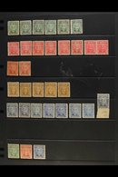 1913-1922 ADMIRALS. MINT RANGES On Stock Pages With Shades, Perf & Die Types, Inc 1913-19 Single Plates Perf 14 To 2½d ( - Autres & Non Classés