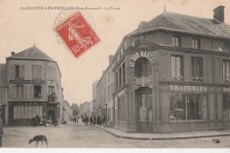 - 87 - CPA - SAINT-SULPICE-LES-FEUILLES - La Place - 296 - Saint Sulpice Les Feuilles