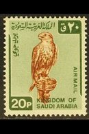1968-72 20p Orange-brown & Bronze-green Air Falcon, SG 1025, Very Fine Never Hinged Mint, Fresh. For More Images, Please - Saudi-Arabien