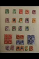 1910-50 MINT & USED COLLECTION - CAT.£6400+ Wonderful, Old-time Collection (likely Formed In The 1950s), Housed In A Qua - Non Classificati