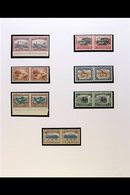 1927-30 SPECIMEN Handstamps On London Pictorial Definitives Set, SG 34s/9s, Generally Fine Mint, But Mostly Split Pairs, - Non Classés