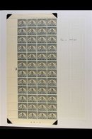 1941-8 1½d Reduced Format, Block Of 48 With GOLD BLOB ON HEADGEAR Variety, Four Figure Sheet Number In Black At Base, SG - Sin Clasificación