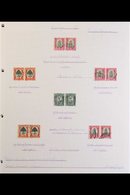 OFFICIALS 1950-4 All Values To 10s, With All 1d Types, 6d Shades, Good 5s Black & Blue-green On SG 64b (SG O49, Perfs Re - Non Classés