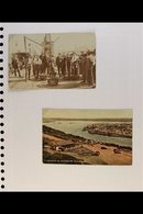 POSTCARDS DURBAN DOCKS - C.1900s To 1920s Group Of Cards Depicting Various Dock Side Scenes, Nice Real Photo Card Of Men - Zonder Classificatie