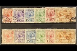 1907 Madrid Exposition Set Mint & Set Used, Ed 257/66. (12 Stamps) For More Images, Please Visit Http://www.sandafayre.c - Sonstige & Ohne Zuordnung