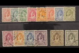 1943-46 Emir Definitive Set, SG 230/43, Fine Used. (14 Stamps) For More Images, Please Visit Http://www.sandafayre.com/i - Jordanie