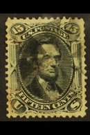 1866 15c Grey-black Lincoln (SG 73, Sc 77), Lightly Used With Extremely Fine Centering. For More Images, Please Visit Ht - Andere & Zonder Classificatie