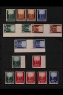 1942-45 INTERESTING RELIEF FUND ASSEMBLY Presented On A Stock Page, Mostly Never Hinged Mint & Includes 1942 Set (SG 85/ - Autres & Non Classés