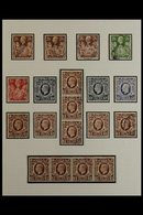 1939-48 HIGH VALUES FINE USED GROUP On An Album Page, Includes A Basic Set Plus £1 In A Vertical Strip Of 3 And A Horizo - Ohne Zuordnung
