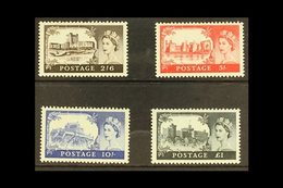 1958 1st De La Rue Castles Set Complete, SG 536a/39a, Never Hinged Mint (4 Stamps) For More Images, Please Visit Http:// - Andere & Zonder Classificatie