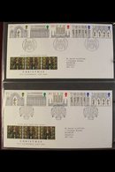 1986-1998 COMMEMORATIVE FDC COLLECTION An All Different Collection In Two Volumes With A High Level Of Completion For Th - FDC