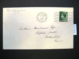 RARE KING EDWARD VIII DEFINITIVE FIRST DAY COVER 1st SEPTEMBER 1936 #00337 - Lettres & Documents