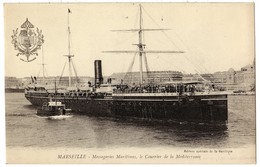MARSEILLE 13 - Messageries Maritimes Le Courrier De La Méditerranée Bâteau Paquebot Remorqueur - Edition De La Basilique - Autres