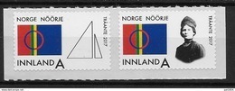 Norvège 2017 N°1868/1869 Neufs Parlement Lapon - Unused Stamps