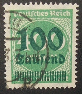 N°166 TIMBRE DEUTSCHES REICH OBLITERE - Used Stamps