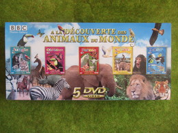 Coffret  De 5 DVD  " A La Découverte Des Animaux Du Monde"  (Neuf) - Dokumentarfilme