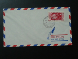 Lettre Cover Timbre Bateau Ship Nouvelles Hebrides 1961 - Brieven En Documenten