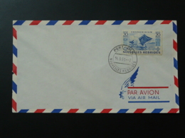 Lettre Cover Timbre Bateau Ship Nouvelles Hebrides 1961 - Covers & Documents