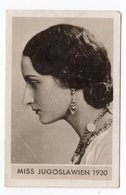 1930 GERMANY, DRESDEN, THE MOST BEAUTIFUL WOMEN OF THE WORLD, COLLECTABLE CARD, MISS YUGOSLAVIA - Advertising Items