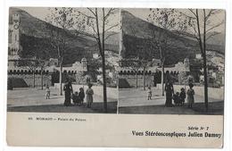 CPA Monaco Palais Du Prince Série N°7 Vue Stéréoscopiques Julien Damoy Neuve Numéroté Verso 00162 - Prince's Palace