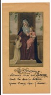 Image Pieuse O Marie Obtenez-moi De Jésus... Souvenir Communion Brissac 1937 Holy Card Santino - Devotion Images