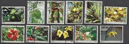 Comores   Taxe  N°   6  à  16   Fleurs   Oblitérés   TB        - Used Stamps