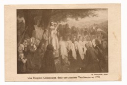 Image Pieuse Première Communion Paroisse De CHANZEAUX (49) Prairie De Fruchaud Holy Card Santino - Devotion Images