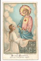 Image Pieuse Holy Card Santino Editeur BOUASSE Jeune Me Voici Seigneur Chromo - Devotion Images