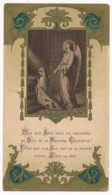 Image Pieuse Holy Card Santino Chromo Art Nouveau Mon Bon Ange Première Communion - Devotion Images