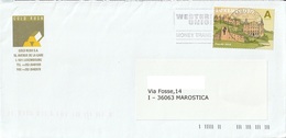 # Lettera Lussemburgo 2011 Per Marostica Con Francobollo Del 2010, Eisch Valley, Castelli | Paesaggi - Briefe U. Dokumente