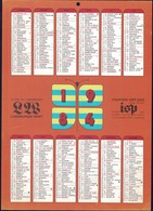 Luxembourg 1984, Calendrier Luxemburger Wort Imprimerie St.Paul, Grand Format A4, 2 Scans - Grossformat : 1981-90
