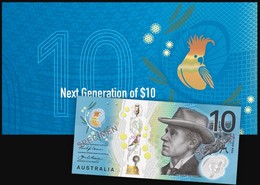 AUSTRALIA • 2017 • RBA Folder • $10 Next Generation • Uncirculated - 2005-... (polymer Notes)