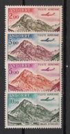 Andorre - 1961-64 - Poste Aérienne PA N°Yv. 5 à 8 - Série Complète - Neuf * / MH VF - Airmail