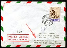 GAX-38 SAN MARINO 1950 PRIMI VOLI Aerogramma  Da Repubblica Di San Marino Spedito Il 3.7.1950 In Occasione - Storia Postale