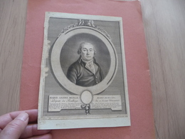 Gravure Estampe Surement XVIII ème Lambert/Cernelle Marie André Merle Maire De Macon Député Baillage - Estampes & Gravures