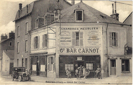 BOURGES ( Cher )  Grandd BAR CARNOT  -ed. Lenormand - Cafés