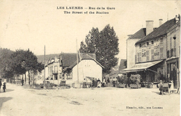 LES LAUMES - Commune De VENAREY - Rue De La Gare - Animé -ed. Blanche - Venarey Les Laumes