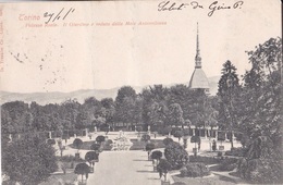 TORINO PALAZZO REALE IL GIARDINO E VEDUTA DELLA MOLE ANTONELLIANA W VG AUTENTICA 100% - Palazzo Reale