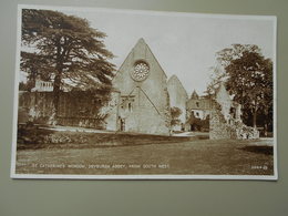 ECOSSE ROXBURGHSHIRE ST. CATHERINE'S WINDIW DRYBURGH ABBEY FROM SOUTH WEST - Roxburghshire