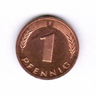 GERMANY  1 PFENNIG 1986 "F" (KM # 105) #5286 - 1 Pfennig