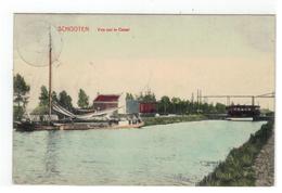 SCHOTEN  SCHOOTEN  Vue Sur Le Canal 1912 - Schoten