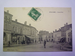 GP 2019 - 1407  ETAULIERS  (Gironde)  :  Grande Rue   1914   XXX - Other & Unclassified