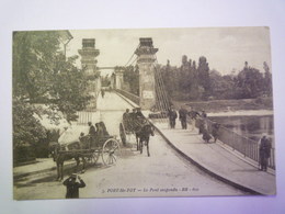 GP 2019 - 1413  PORT-SAINTE-FOY  (Gironde)  :  Le PONT Suspendu   1918   XXX - Other & Unclassified