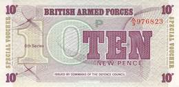 10 Ten New Pence UNC - Forze Armate Britanniche & Docuementi Speciali