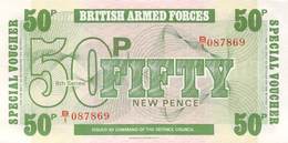 Fifty Pound Britisch Armed Forces Banknote Großbritanien UNC - Fuerzas Armadas Británicas & Recibos Especiales