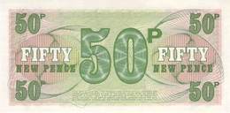 Fifty Pound Britisch Armed Forces Banknote Großbritanien UNC - British Armed Forces & Special Vouchers