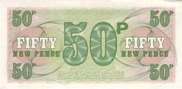 Fifty Pound Britisch Armed Forces Banknote Großbritanien UNC - British Armed Forces & Special Vouchers